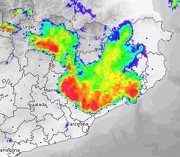 Tormentas en Catalunya el 5 de agosto de 2022.