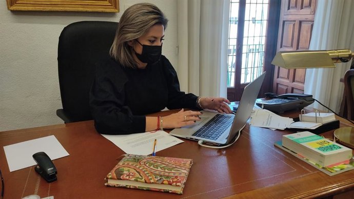 Archivo - La diputada de Cs en la Diputación de Córdoba, Érika Nevado.