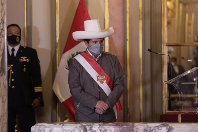 Archivo - El presidente de Perú, Pedro Castillo