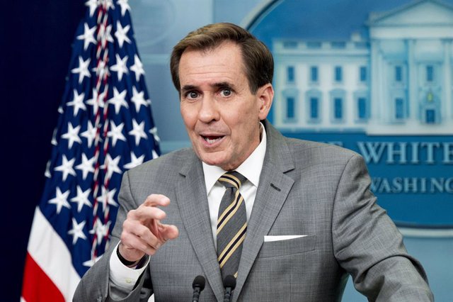 01 August 2022, US, Washington: National Security Council coordinator for strategic communications John Kirby speaks during a press briefing in the White House Press Briefing Room. Photo: Michael Brochstein/ZUMA Press Wire/dpa