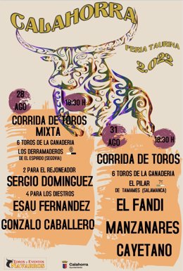 Cartel de la feria taurina