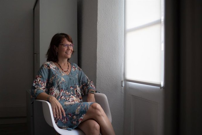 La secretria general del Diplocat, Laura Foraster, en una entrevista d'Europa Press