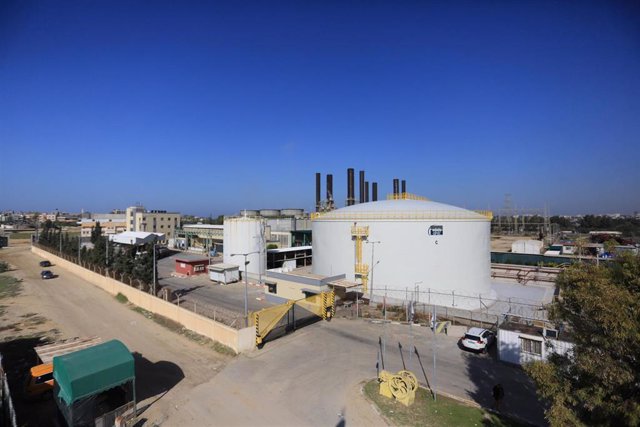 Archivo - La planta eléctrica de Nuseirat, en la Franja de Gaza 