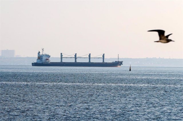 Buque mercante con grano partiendo de los puertos ucranianos del mar Negro