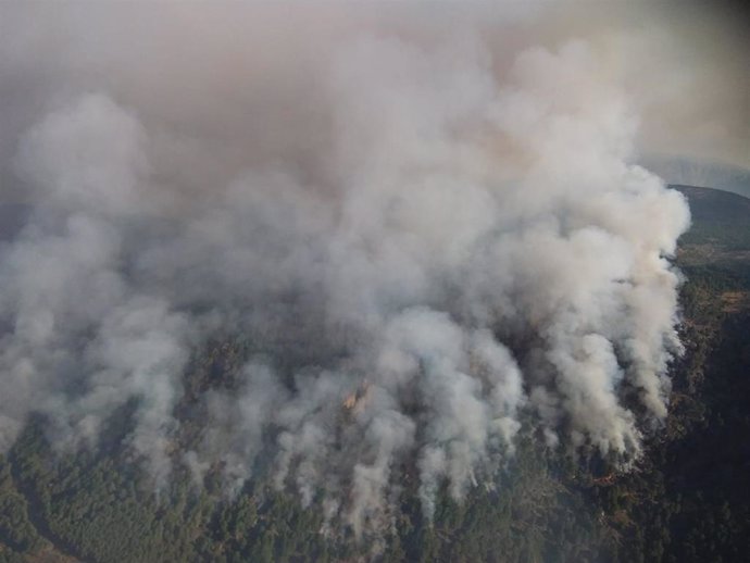 Incendio de Santa Cruz del Valle (Ávila).