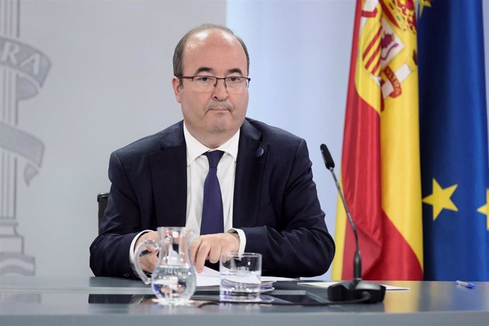 El ministro de Cultura y de Deporte, Miquel Iceta