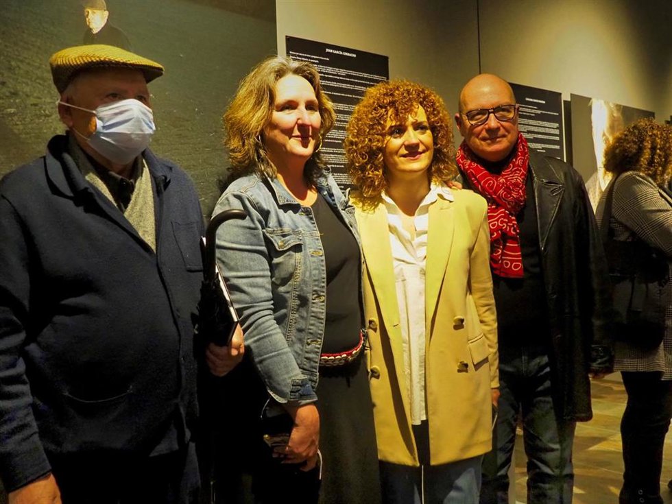 La presidenta de la Diputación, María Eugenia Limón, en la presentación de la exposición 'Donde no habite el olvido'.