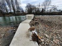 Este lunes comienzan los trabajos de limpieza en el entorno de las pasarelas del Arga