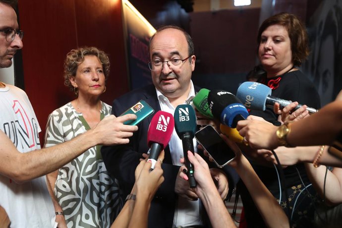 El ministre de Cultura i Esport, Miquel Iceta