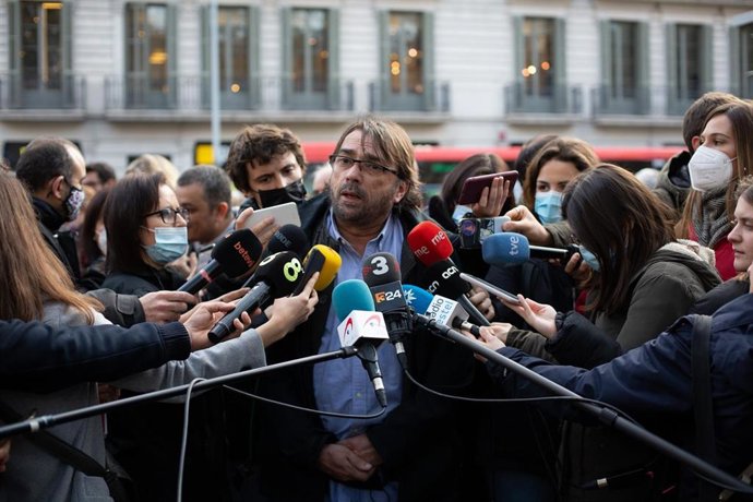 Archivo - El secretario general de UGT de Catalunya, Camil Ros