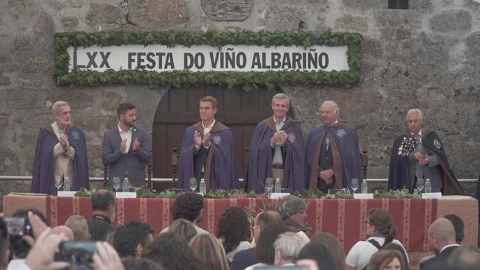 Capítulo Serenísimo de la LXX Festa do Viño Albariño de Cambados (Pontevedra).