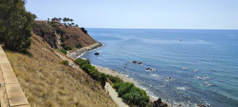 Playa de Carvajal en la provincia de Málaga