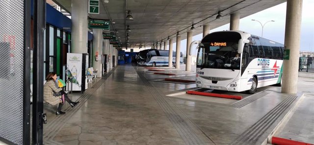 Imagen de archivo de la estación de autobuses de Cádiz.
