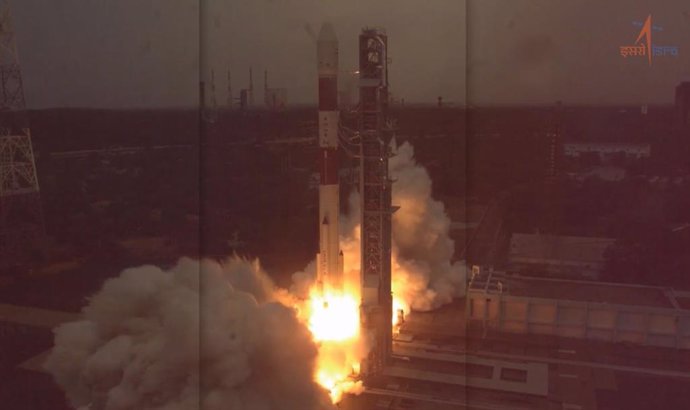Lanzamiento del nuevo cohete SSLV-D1