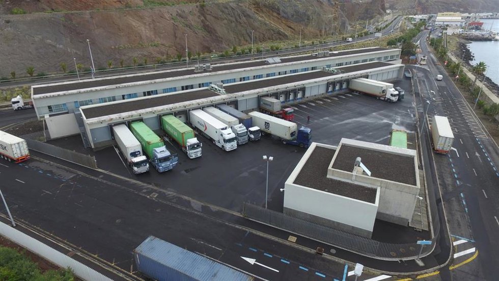 Archivo - Servicio de inspección fitosanitario en el puerto de Santa Cruz de Tenerife