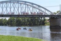 Más de 200 palistas participan en el Descenso del Río Alagón en su regreso tras la pandemia