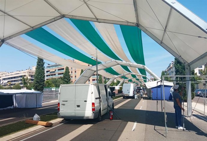 El mercado de venta ambulante estará en la Avenida de los Monegros