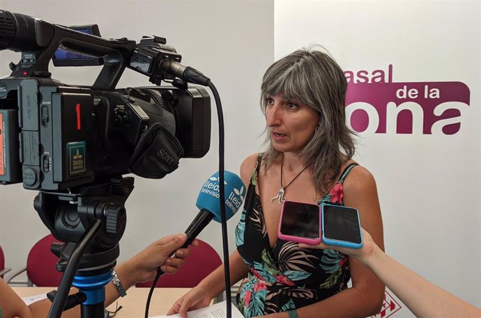 La alcaldesa accidental de Lleida Sandra Castro