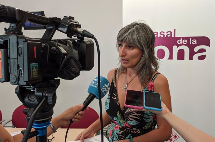 L'alcaldessa accidental de Lleida Sandra Castro