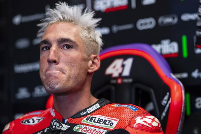 Espargaro Aleix (spa), Aprilia Racing Team Gresini, Aprilia RS-GP, portrait during the 2022 Moto GP Monster Energy British Grand Prix, England, August 5 to 7, 2022 on the Silverstone circuit, England - Photo Studio Milagro / DPPI