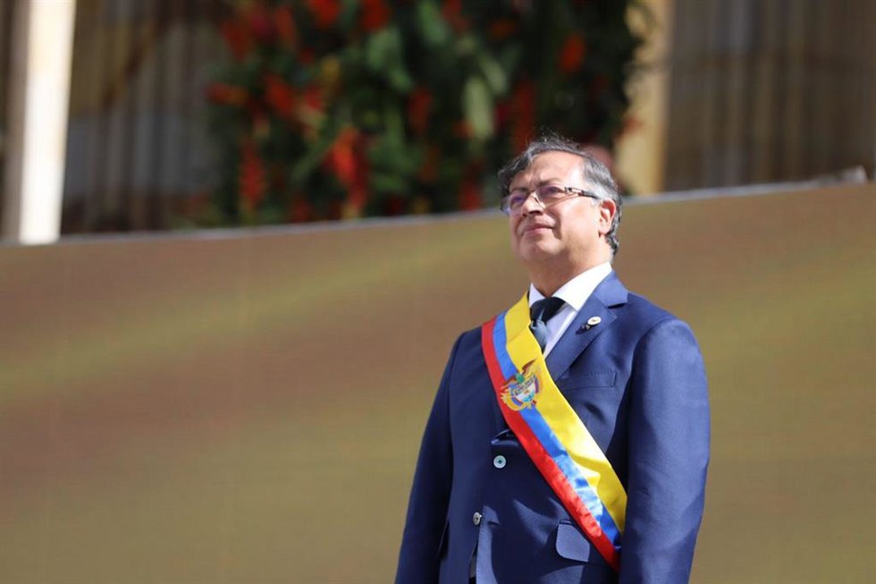 El presidente de Colombia, Gustavo Petro