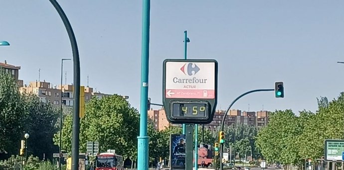 Durante la semana del 13 al 19 de junio se superó en más de 10 grados los valores promedio de la temperatura máxima de los 15 años anteriores.