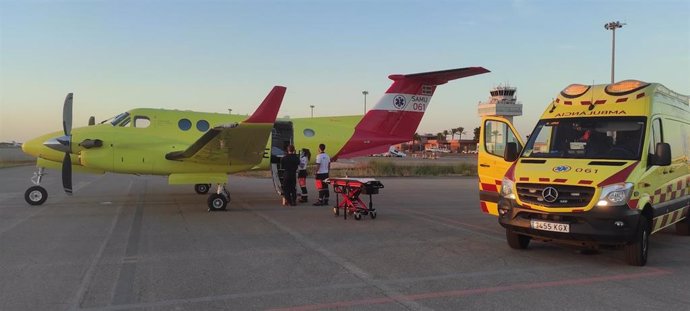 Nuevo avión medicalizado con base en Palma.