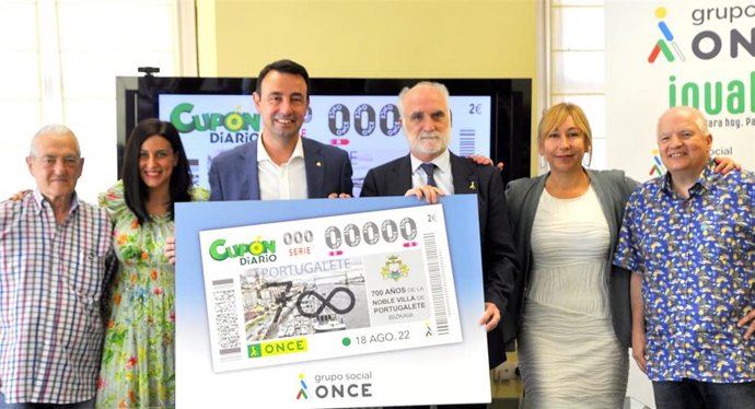 Ndp Portugaleteko Herribildu Onesgarriak 700. Urteurrena Ospatuko Du Onceren Kupoian La Noble Villa De Portugalete Celebra Su 700 Aniversario En El Cupón De La Once