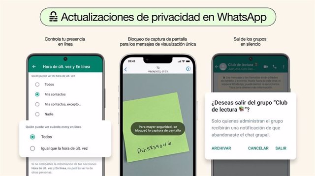 WhatsApp presenta nuevas funcionalidades enfocadas a la seguridad en la aplicación