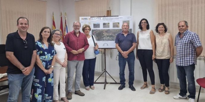 Presentación en Monterde del proyecto de obras.