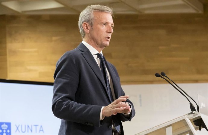 El presidente de la Xunta, Alfonso Rueda