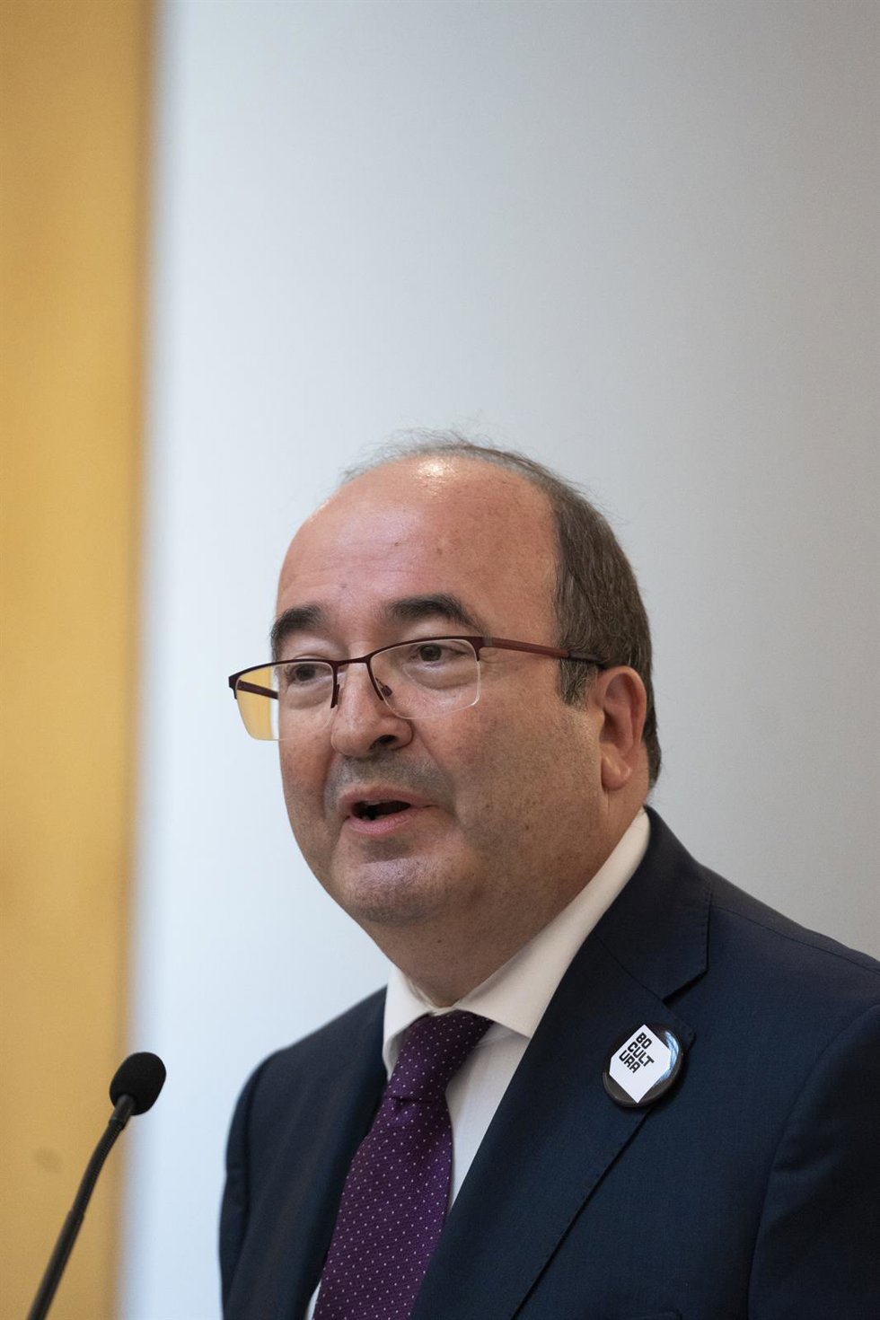 El ministro de Cultura y Deporte, Miquel Iceta