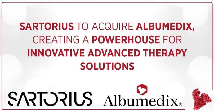 Artorius To Acquire Albumedix, Creating A Powerhouse For Innovative Advanced Therapy Solutions