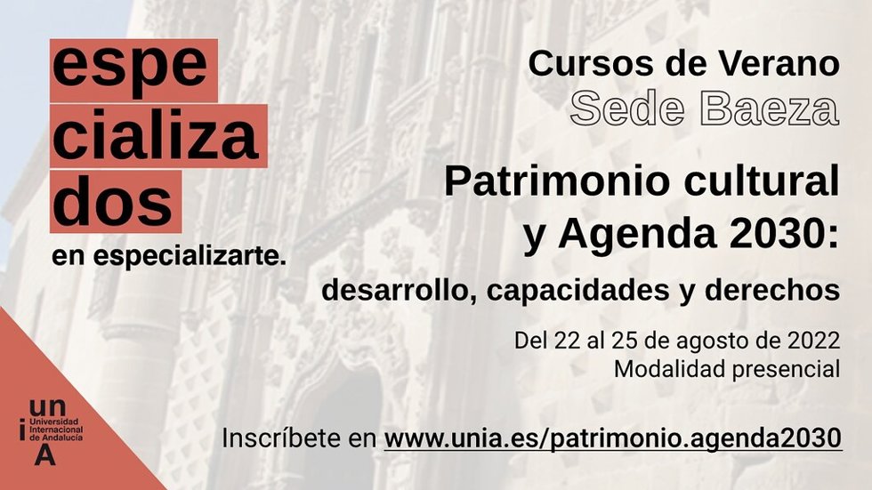 Cartel anunciador del curso