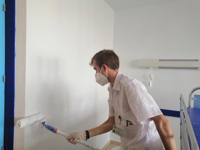 Obras de mantenimiento en el Hospital de Jaén