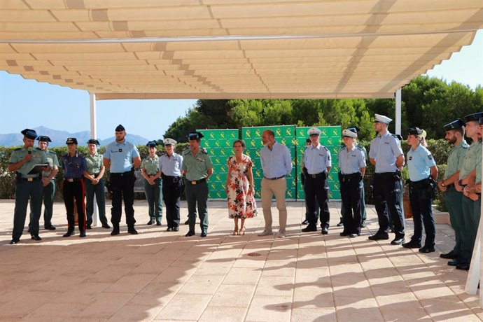 Acto de presentación de las patrullas mixtas.