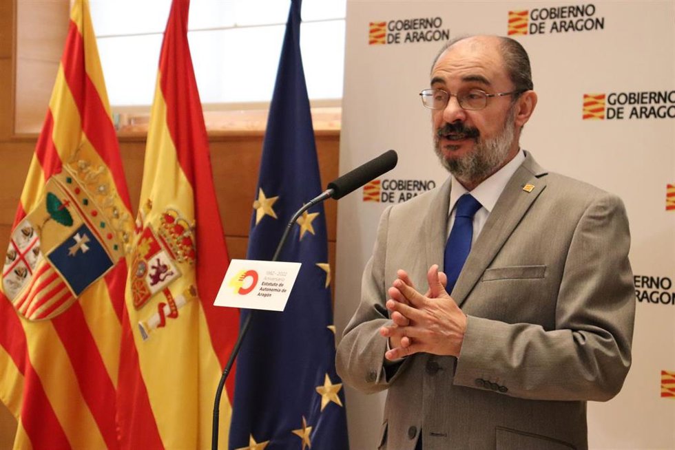 Archivo - Foto de archivo del presidente del Gobierno de Aragón, Javier Lambán.