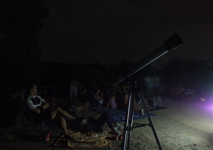 Actividad en Los Villares de Las Perseidas en 2019.