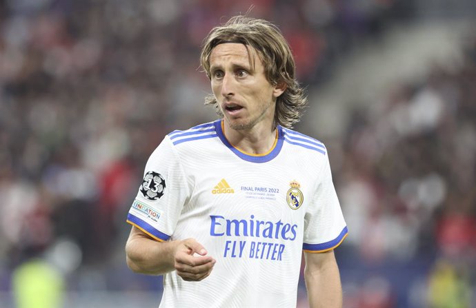 Archivo - Luka Modric of Real Madrid during the UEFA Champions League Final football match between Liverpool FC and Real Madrid CF on May 28, 2022 at Stade de France in Saint-Denis near Paris, France - Photo Jean Catuffe / DPPI