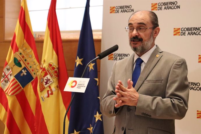 Archivo - El presidente del Gobierno de Aragón, Javier Lambán.