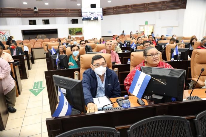 Diputados en la Asamblea Nacional de Nicaragua