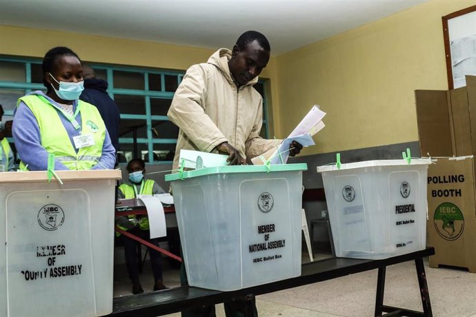 Colegio electoral en la localidad keniana de Nakuru 