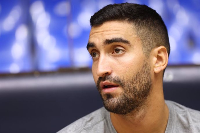 Jaime Fernández, tras una sesión de entrenamiento con la selección española de baloncesto  