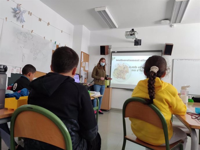 Actividad de educación ambiental del Consell de Mallorca.