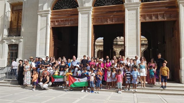 Recepción de la Diputación a los menores saharauis