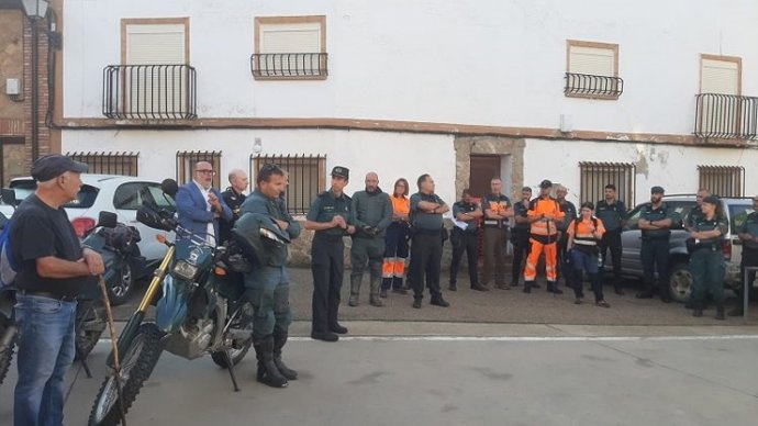 Dispositivo de busqueda del anciano en Ciria.