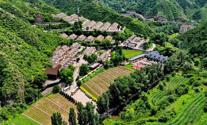 Chehe Organic Community in Lingqiu County, Datong City, north China's Shanxi Province.