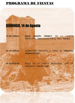 Programación de la Verbena de El Perrunal