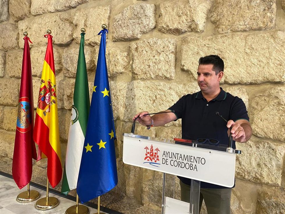 El portavoz de IU en el Ayuntamiento de Córdoba, Pedro García.