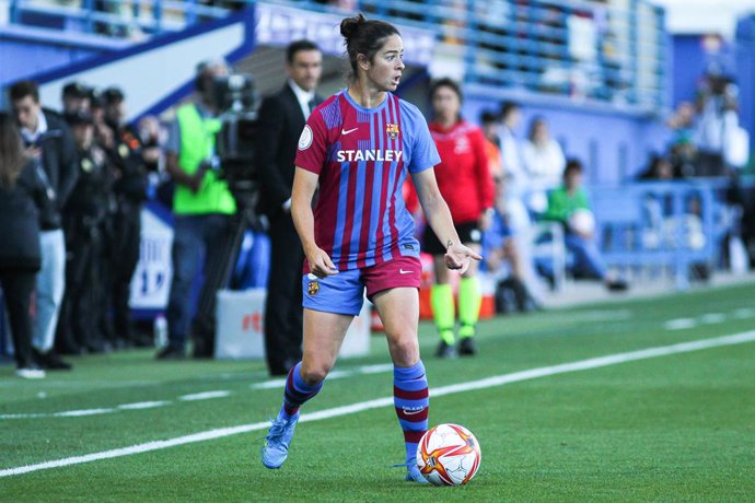 Archivo - Marta Torrejon of FC Barcelona in action during the spanish women cup Semi Finals 2, Copa de la Reina, football match played between FC Barcelona and Real Madrid on May 25, 2022, in Alcorcon, Madrid Spain.